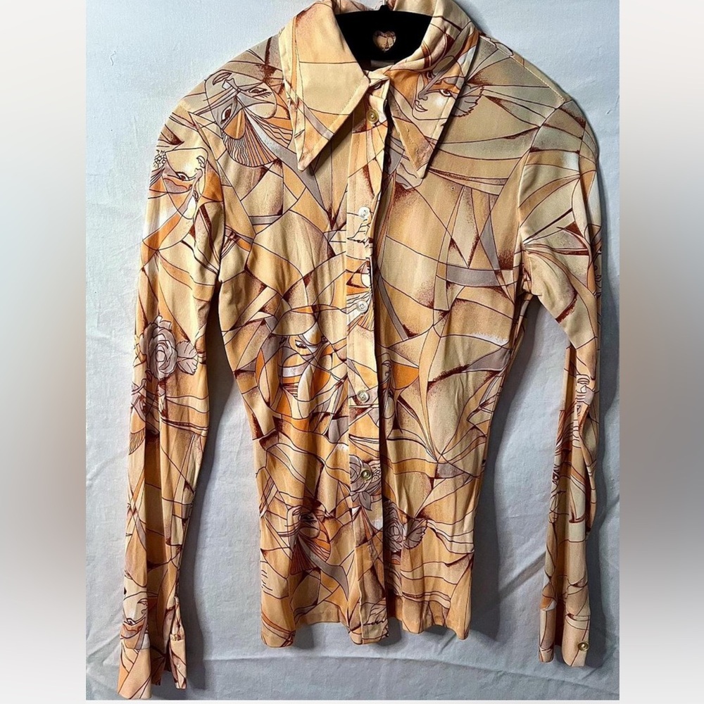 Abstract Art Print Scarf View 3
